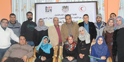 IFJ organizes trauma trainings for journalists in Gaza